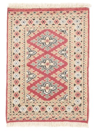 Handknuten Pakistan Bokhara 2Ply Matta 61X85 Beige/Brun