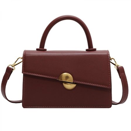 Mordely Ladies Fashion Portable Small Square Bag All-match Single Shoulder Messenger Bag Shoulder Bags (wine Red)