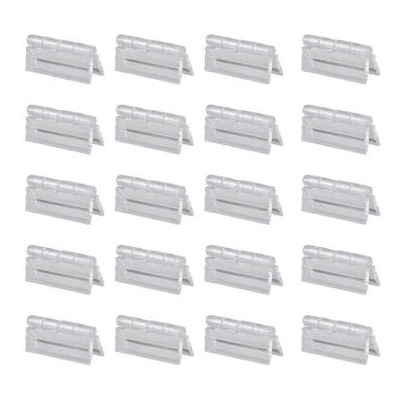 10 stk. Akryl Gennemsigtig Hængsel Egnet til at Samle Lågen på Smykkeskrin