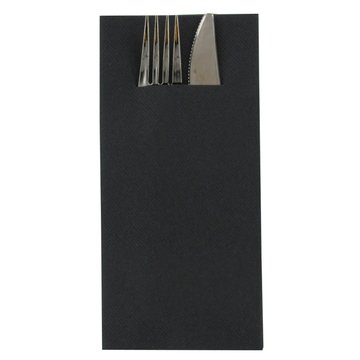 Bestikklomme Sort 40x40cm