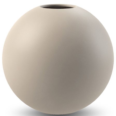 Cooee design Ball vas, 10 cm, sand | Inredning > Vaser & Krukor > Vas | Bagaren och Kocken