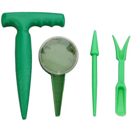 Hageverktøy og frøfordeler (1 sett, grønn)