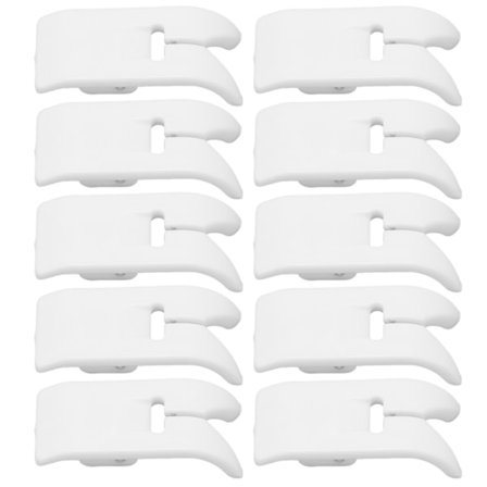 10 stk symaskine trykfod husholdningssyning maskine læder universel trykfod