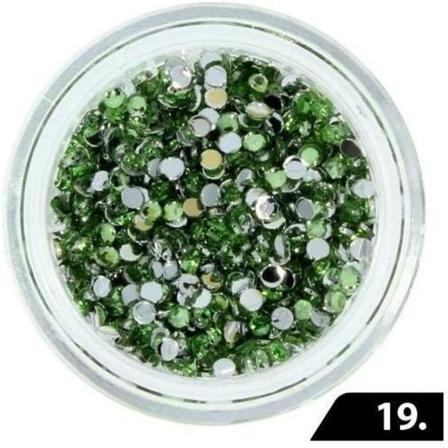 Zirkonikivet (lasi) - 1,5 mm - 200 kpl - 19 Light green