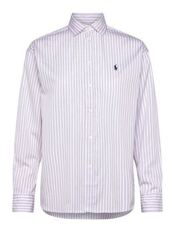 Polo Ralph Lauren Relaxed Fit Striped Cotton Shirt - White - S