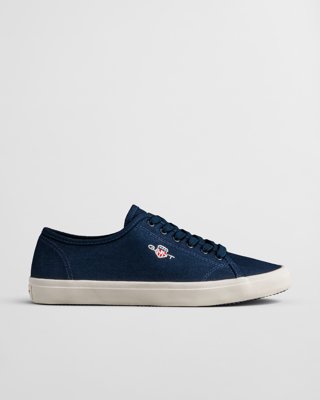 GANT - Pillox sneaker i bomullstwill til dame til dame marine