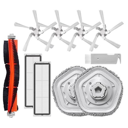 Tilbehør til Bot W10 W10pro støvsuger, hovedsidebørste, Hepa-filter, moppeklud reservedele(Som vist)