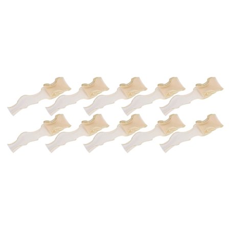 10 metriä pitsi nauhaa 60mm spiraali DIY tarvikkeet hiusten ompeluun koristeluun lahjapakettiin (Kultainen S3 )