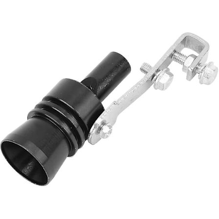 Alumiiniseospakoputken pilli Auton muokkausosat (musta) (1 kpl)