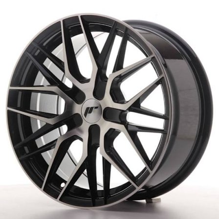 Jante Alu 17" Japan Racing JR28 17x8 ET25-40 BLANK Sort Maskine