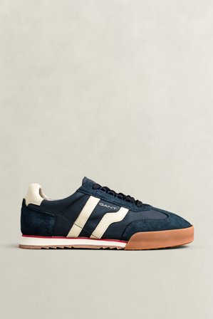 GANT Herren Baylle Sneaker aus Veloursleder (41) Marineblau