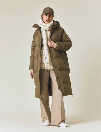 Lexington Clothing Long Down Parka - Khaki green - XS