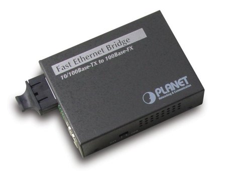 Planet FT-802 - fibermedieomformer - 10Mb LAN, 100Mb LAN