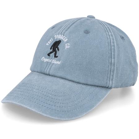 Abducted - Blauw unconstructed Cap - Yeti Tobacco Vintage Denim Light Blue Dad Cap @ Hatstore