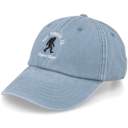 Abducted - Bleu unconstructed Casquette - Yeti Tobacco Vintage Denim Light Blue Dad Cap @ Hatstore