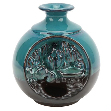 Vattenfall Rökelsebrännare Hållbar Utsökt Keramik Bred Applikation Hjälp Sova Backflow Rökelsebrännare