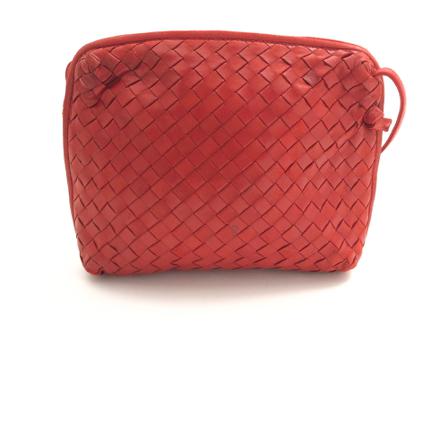 Bottega Veneta Vintage, Pre-owned Side Bag Rood, Dames, Maat:ONE Size,leer