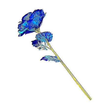 Led Enchanted Galaxy Rose Evig 24k Gullfolie Blomst Med Fe-Lysstreng I Kuppel For Jul Valentinsdag Gave