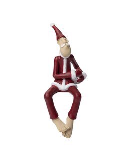 Tomten Ove med pakke Rød