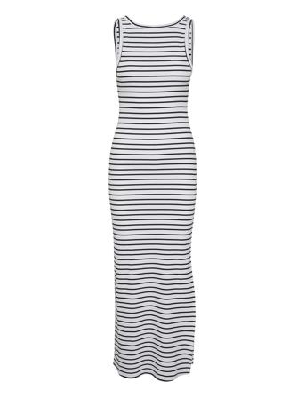 Drewgz Sl Reversible Stripe Dress N White Gestuz