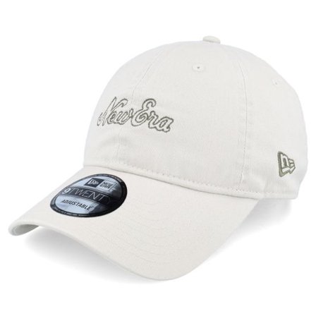 New Era - Beige unconstructed Keps - Ne 9TWENTY Stone Dad Cap @ Hatstore