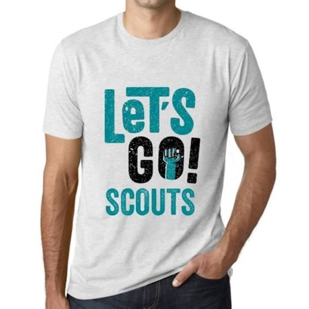 T-shirt herr Let's Go Scouts – Let's Go Scouts – Vintage vit T-shirt