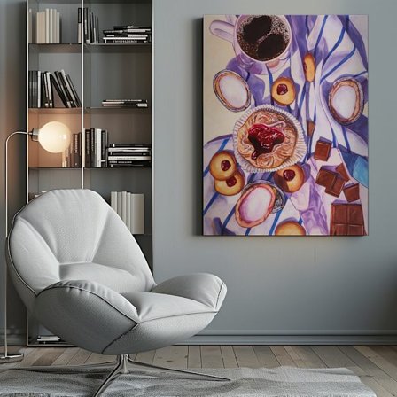 Full Circle Canvastavla 50x70 cm