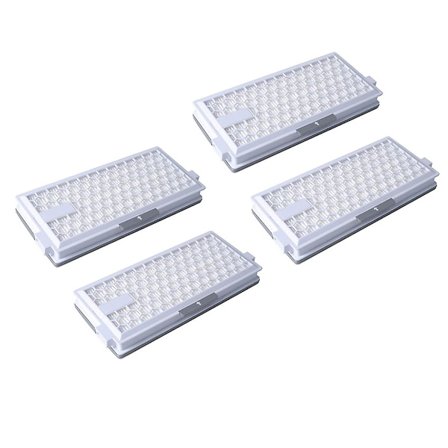 4 kpl HEPA AirClean -HA 50 -malleille S4, S5, S6, S8, S8000, S6000, S5000, S4000, Complete C1 & C2 & C3