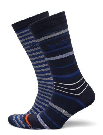 Levis Regular Cut Multicolor Stripe Underwear Socks Regular Socks Marineblå Levi ́s*Betinget Tilbud