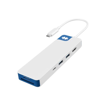 Hyper HyperDrive Flex 8 Port USB-C Hub - White/Blue