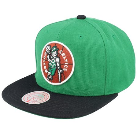 Mitchell & Ness - Verde snapback Gorra - Boston Celtics Team Two Tone 2.0 Green/Black Snapback @ Hatstore