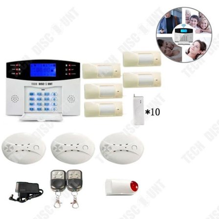 Stöldalarm - TD - GSM-kommunikation - Infraröd detektion - Tidsfördröjd armering - Fjärrkontroll