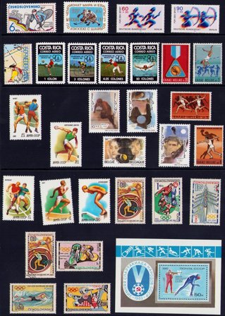 Sport - Frimærkepakke - Postfrisk