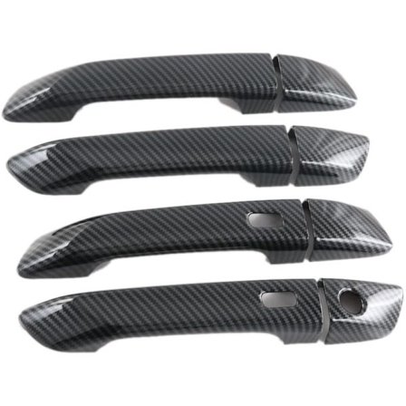 Deksellist for utvendig dørhåndtak til bil, tilbehør i ABS-fiber for D-MAX 2021+