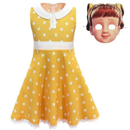 Girls Gabby Yellow Dress Toddler for Little Girls Halloween Cosplay kostym