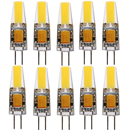 10 stk G4 T3 Cob1505 4w 400lm LED Bi-pin Lys Skab Udendørs