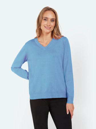 SIGNATURE - Strik - Lys Blå