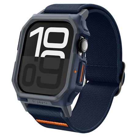 Spigen Apple Watch 11/10 (46 mm) Skal/Armband Lite Fit 'Pro' Navy Blue