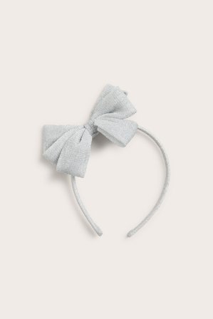 Kappahl | Diadem med sløyfe | Sølv