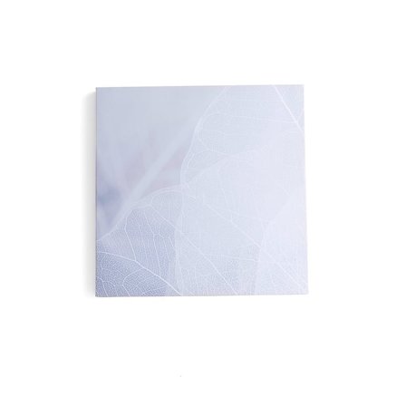 Akustikpaneel IMAGE, Winterblatt, 800 x 800mm, grau