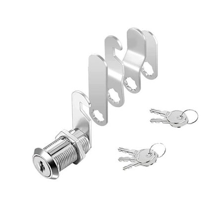 Postkasse Sikkerhetslås med, Møbelås, 2 Nøkler for Skuffe, ​C