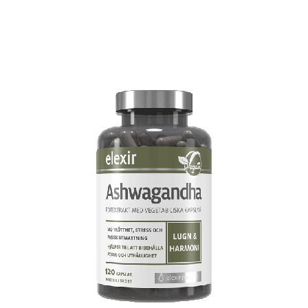 Elexir Pharma Ashwagandha 120 kapselia