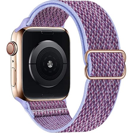 Stretchigt Solo Loop-armband kompatibelt med Apple Watch-armband