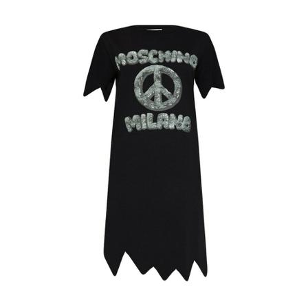 Moschino Dress , Zwart , Dames , Maat: S