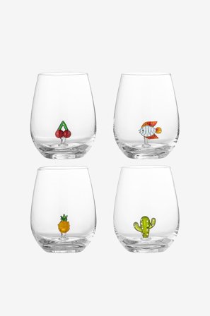 Bloomingville - Misa Drikkeglass - Transparent - Drikkeglass - Fra Homeroom