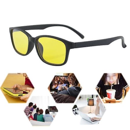 Blåtlysblokerende briller, UV-beskyttende briller, Blåtlysfilter Digitale briller til PC Computerspil Video Reader Mobiltelefon, Kørsel og Tr