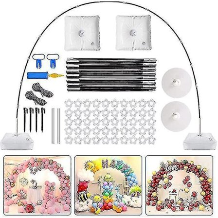 Bryllupsballongbue-sett Bue Ballong Stativ Kolonne