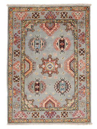 84X117 Alfombra Oriental Kazak Fine Marrón/Amarillo Oscuro (Lana, Afganistán)