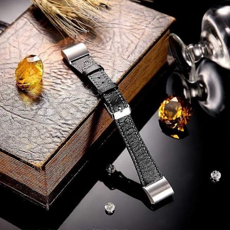 Fitbit Charge 2 Läder Klockarmband Ersättning Kaffebrun