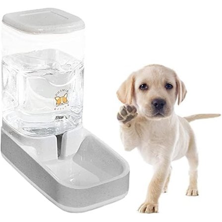 Automatisk vattenbehållare för husdjur, flaska, medelstor katt- och hundvattenbehållare